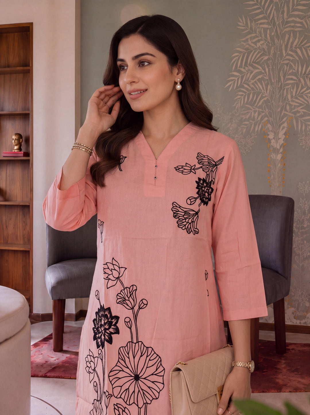 Chanderi Silk Co-Ord Set