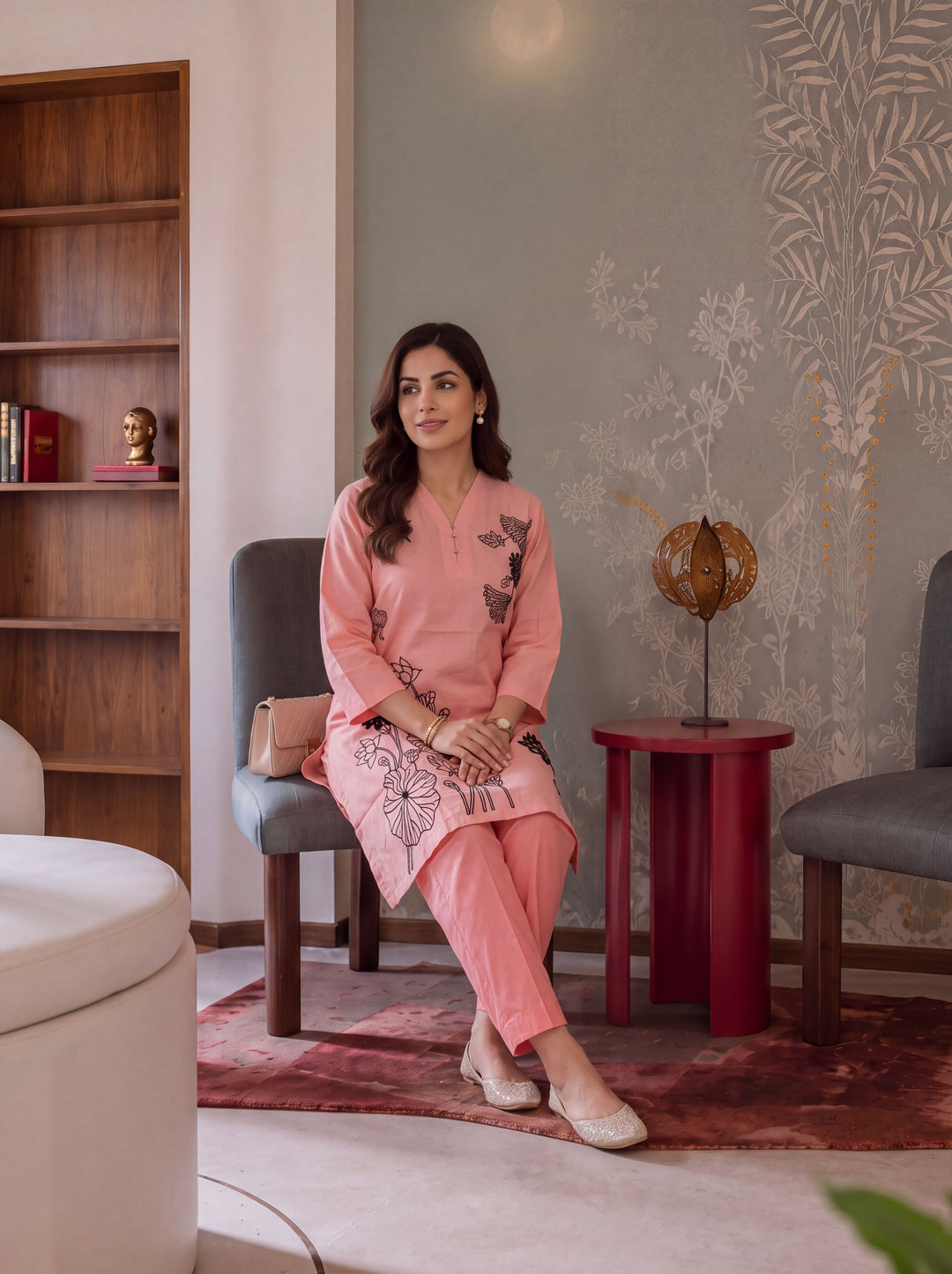 Chanderi Silk Co-Ord Set