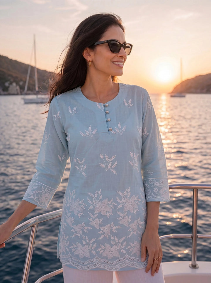 Cotton Lucknowi Top