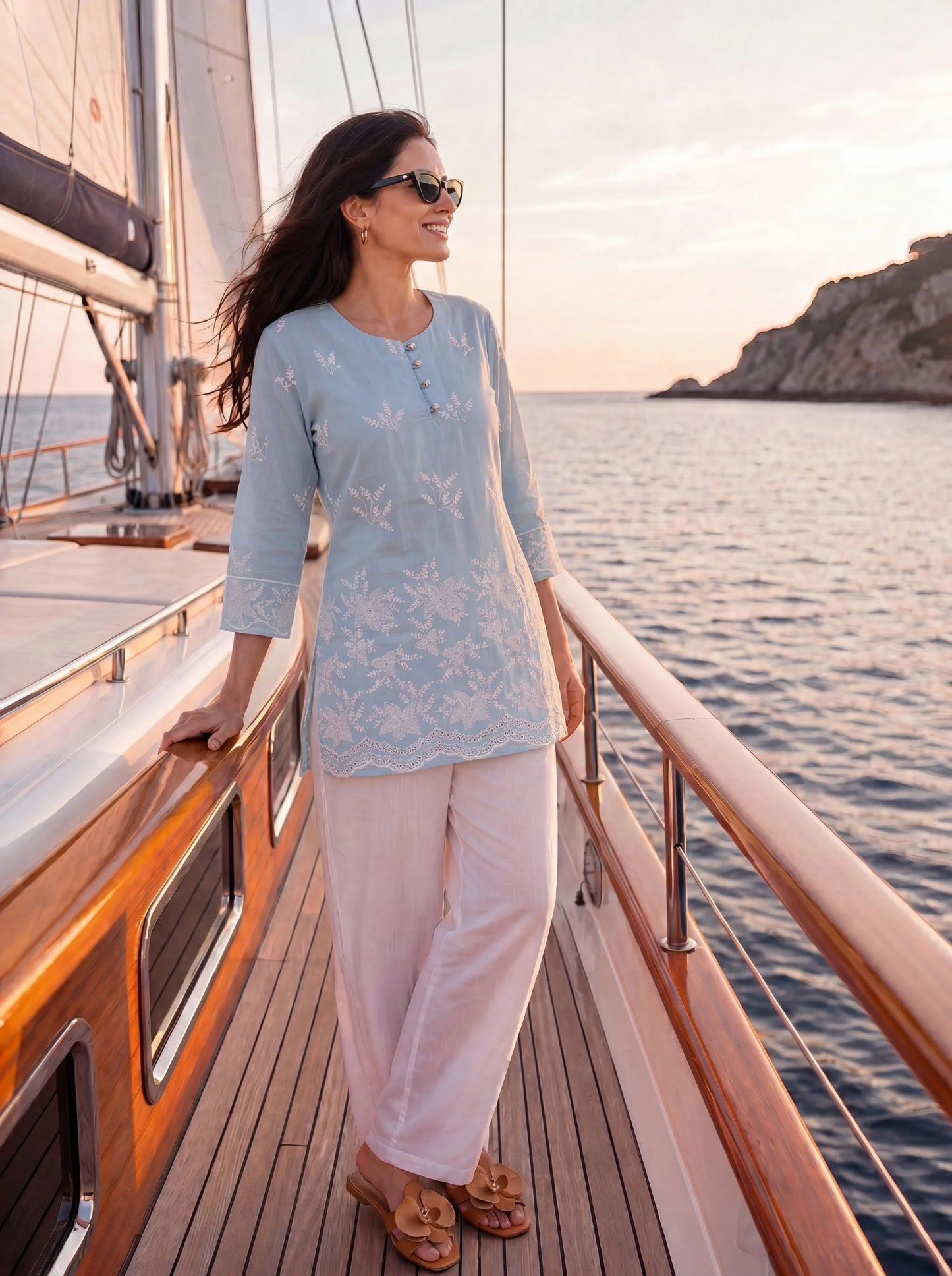 Cotton Lucknowi Top