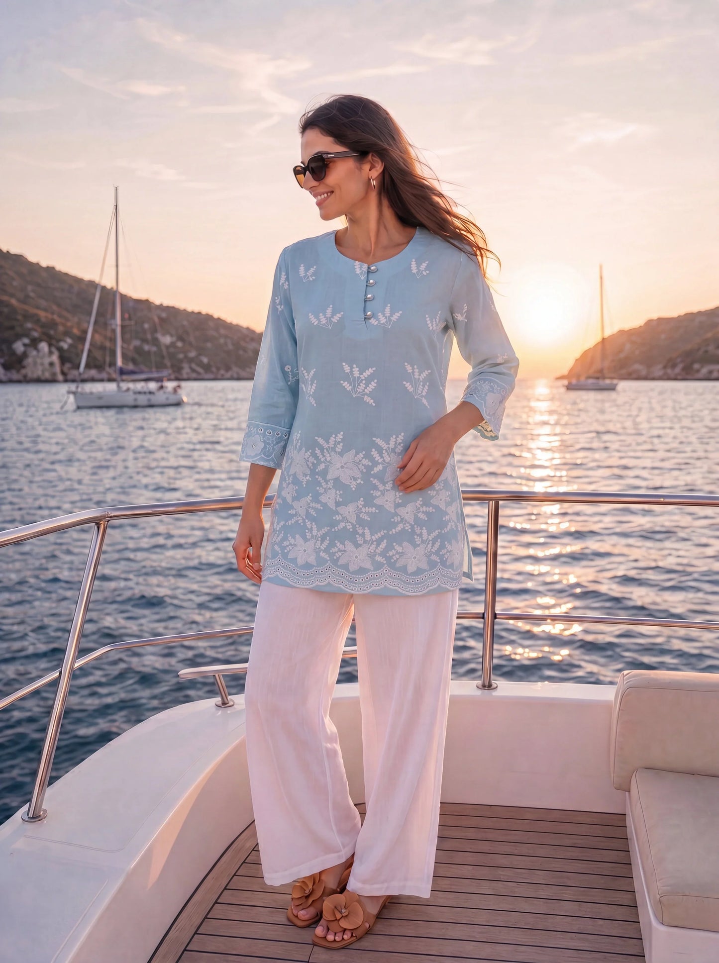 Cotton Lucknowi Top