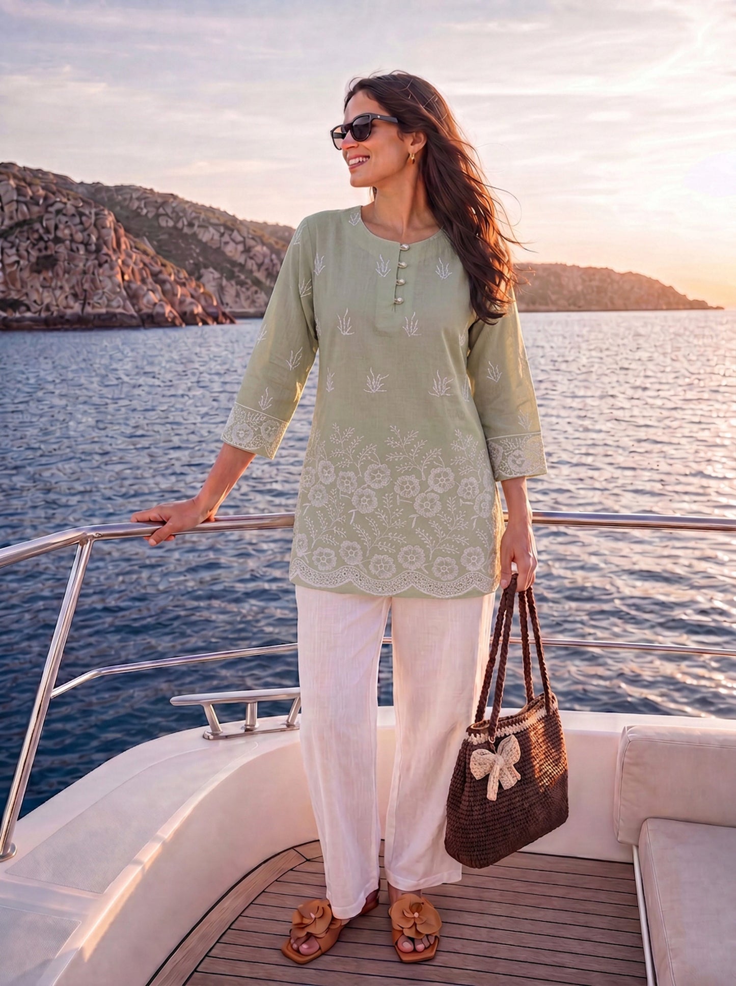 Cotton Lucknowi Top