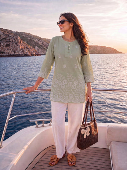 Cotton Lucknowi Top