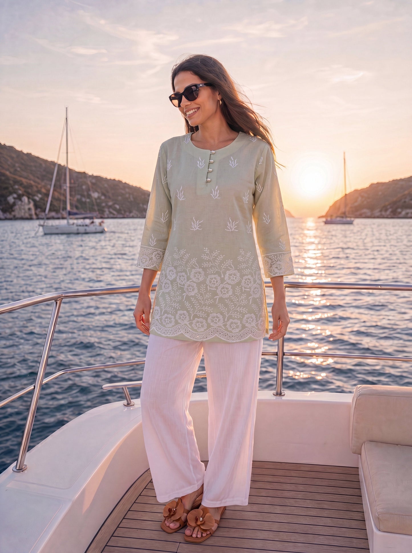 Cotton Lucknowi Top