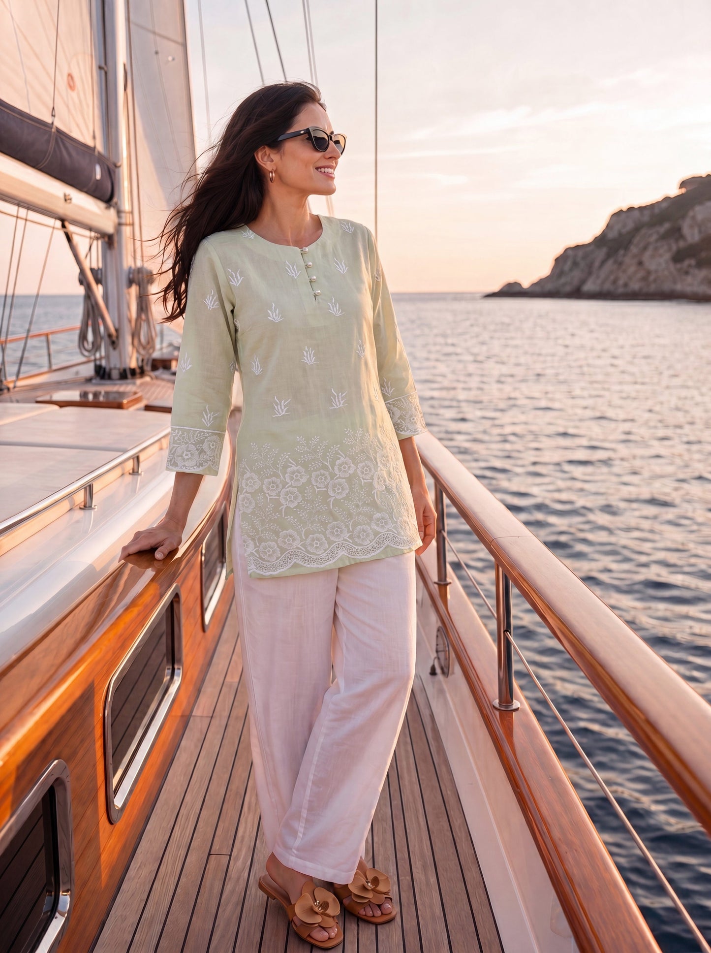 Cotton Lucknowi Top