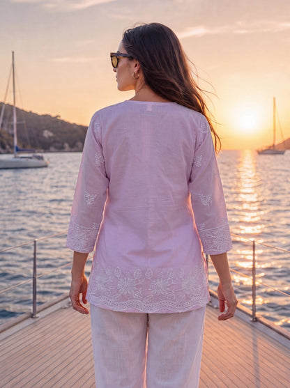 Cotton Lucknowi Top