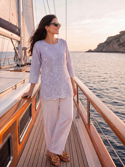 Cotton Lucknowi Top