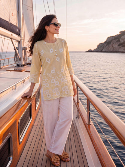 Cotton Lucknowi Top