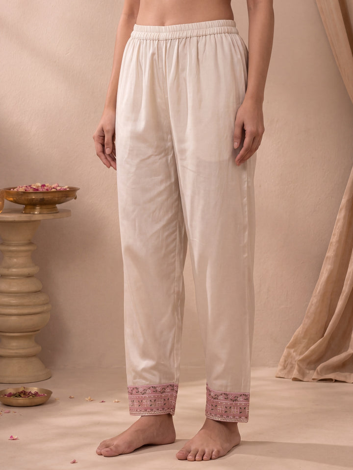 Hot Silk Straight Kurta Salwar Dupatta Set