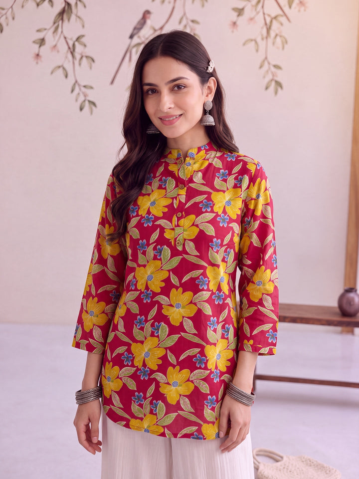 Cotton Shirt Collar Top