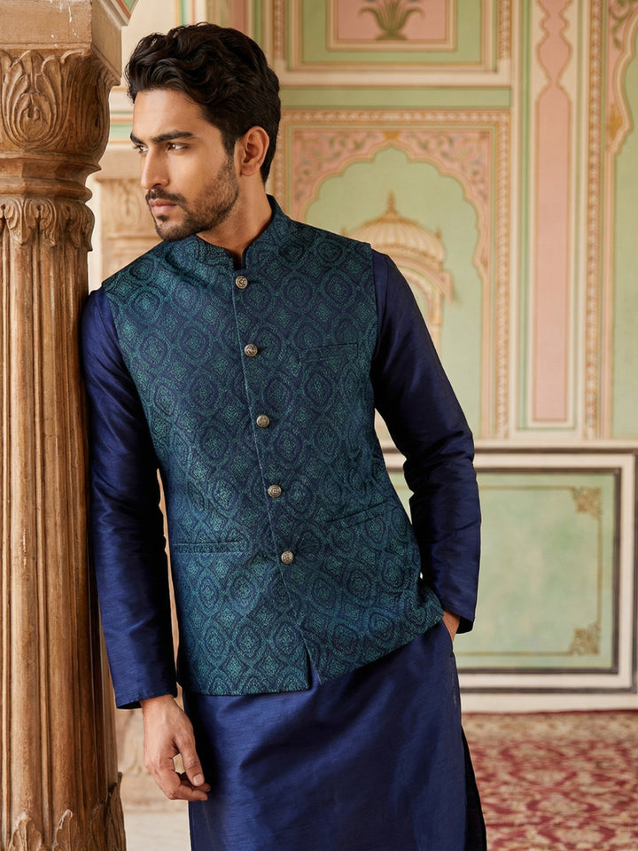 Woven Design Nehru Jacket