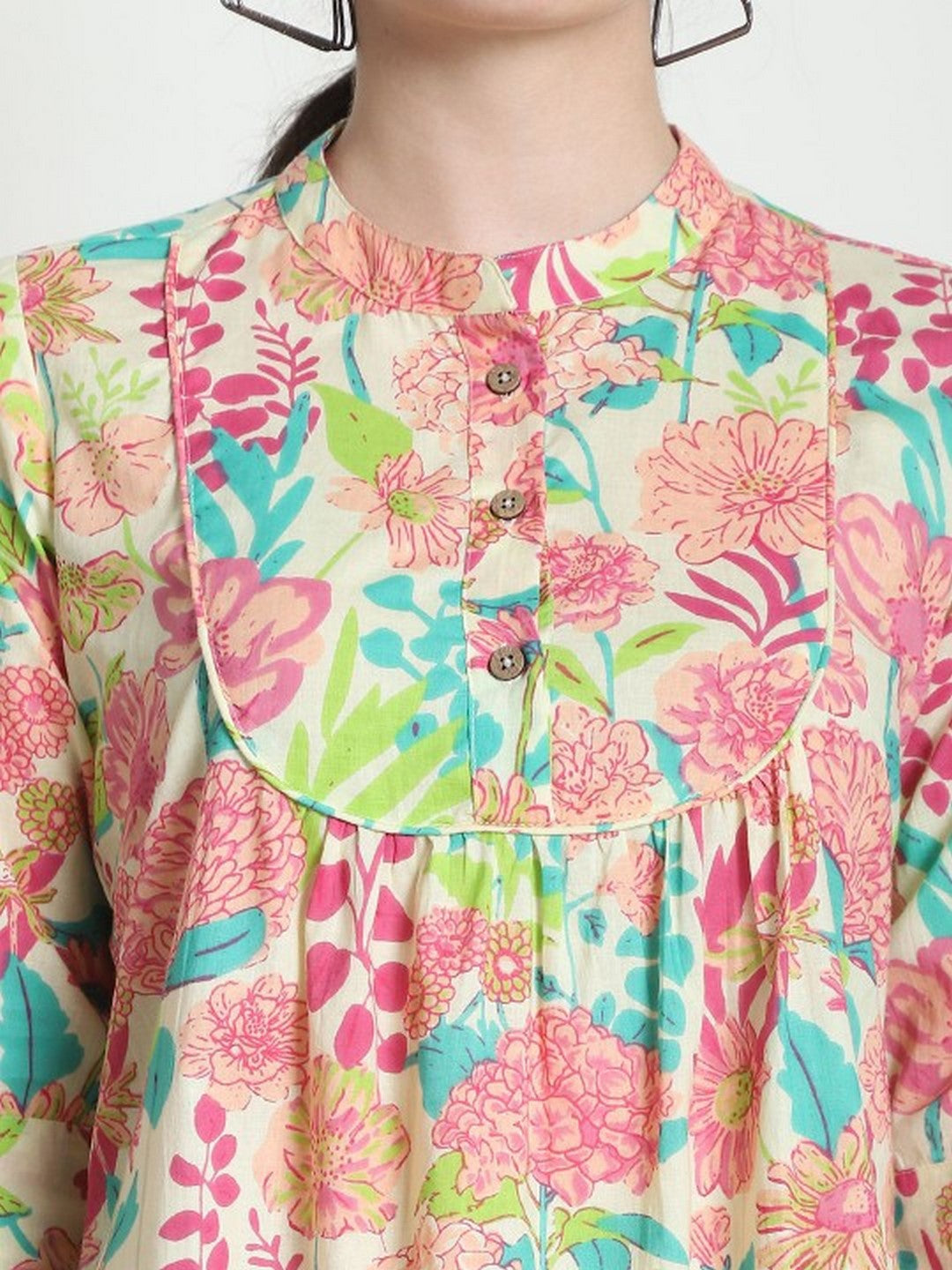 Floral Print Loose Fit Top