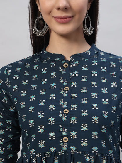 Cotton Printed Regular Top