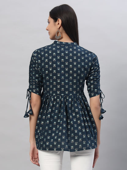 Cotton Printed Regular Top