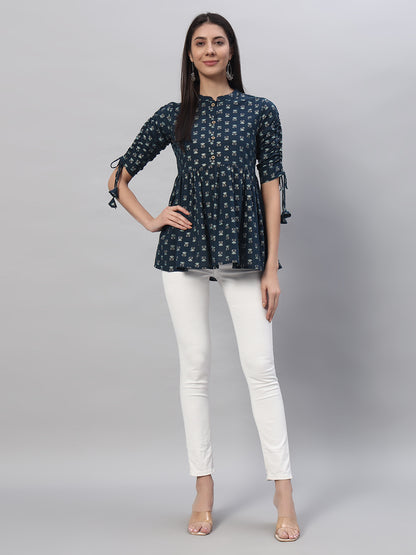 Cotton Printed Regular Top