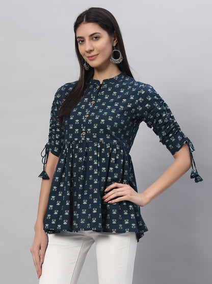 Cotton Printed Regular Top