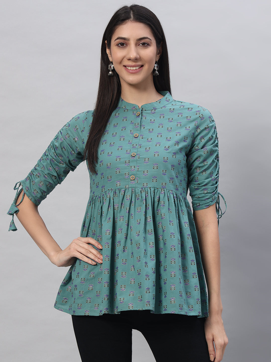 Cotton Printed Regular Top