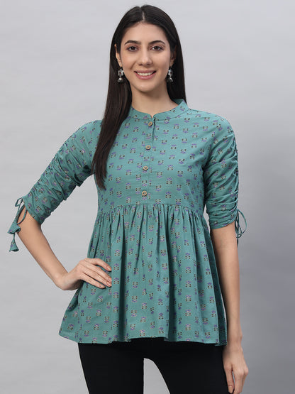 Cotton Printed Regular Top