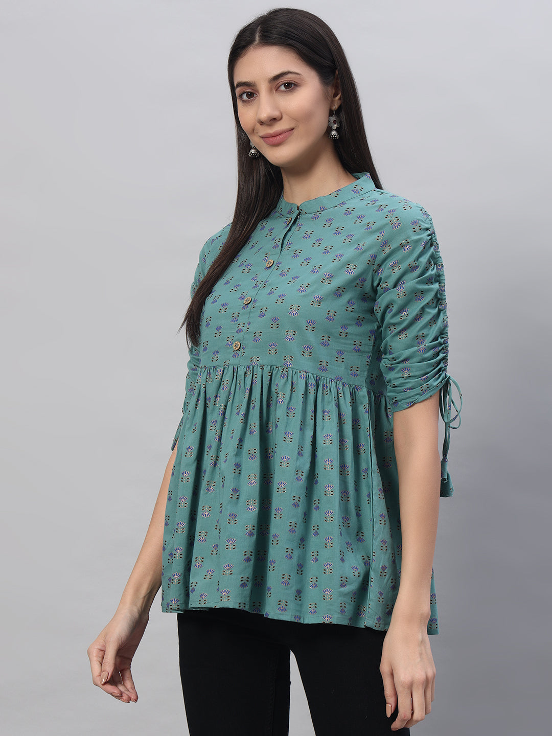 Cotton Printed Regular Top