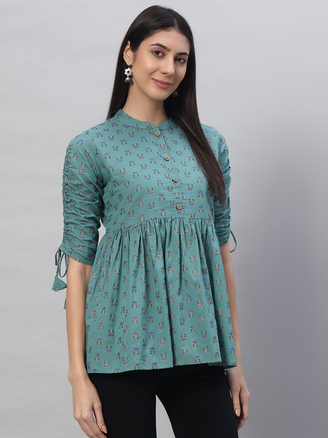 Cotton Printed Regular Top