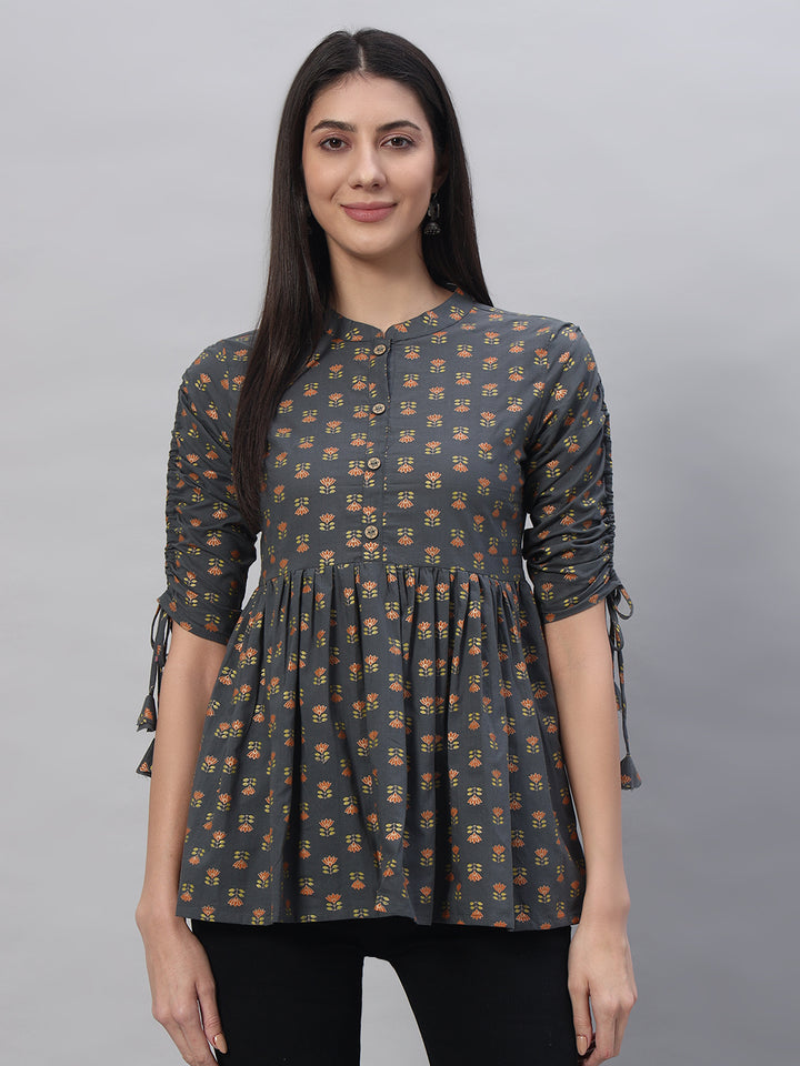 Cotton Printed Regular Top