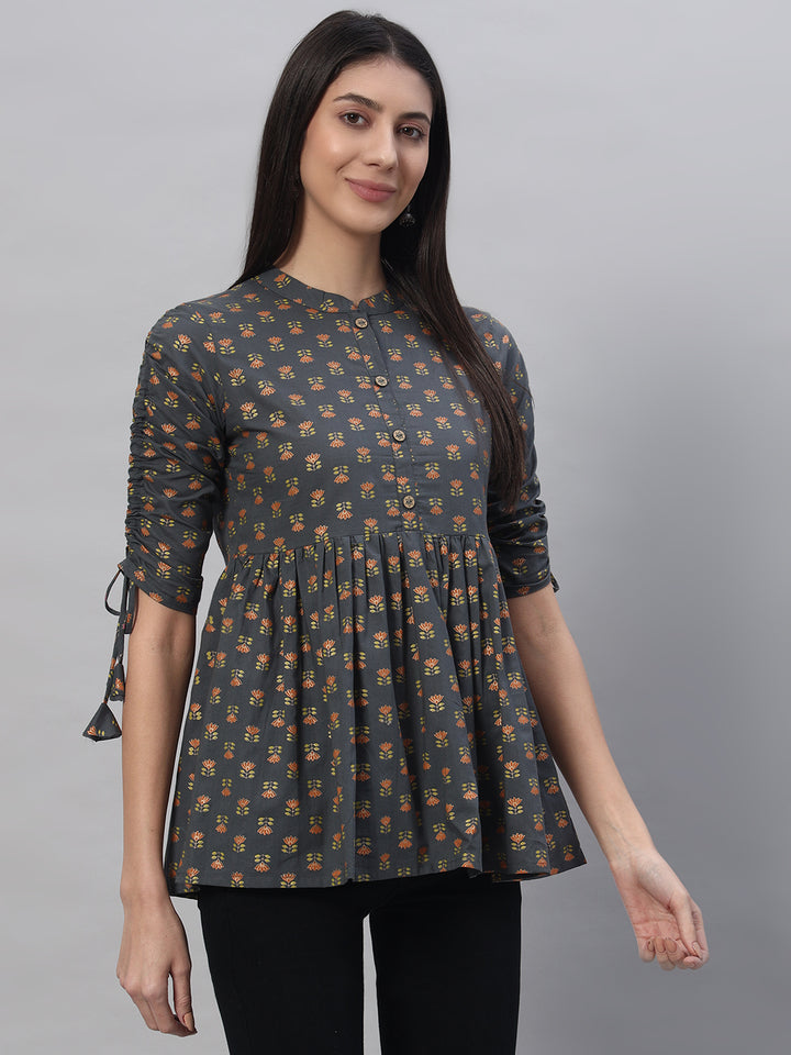 Cotton Printed Regular Top