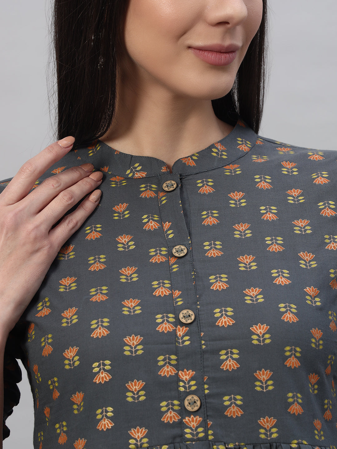 Cotton Printed Regular Top