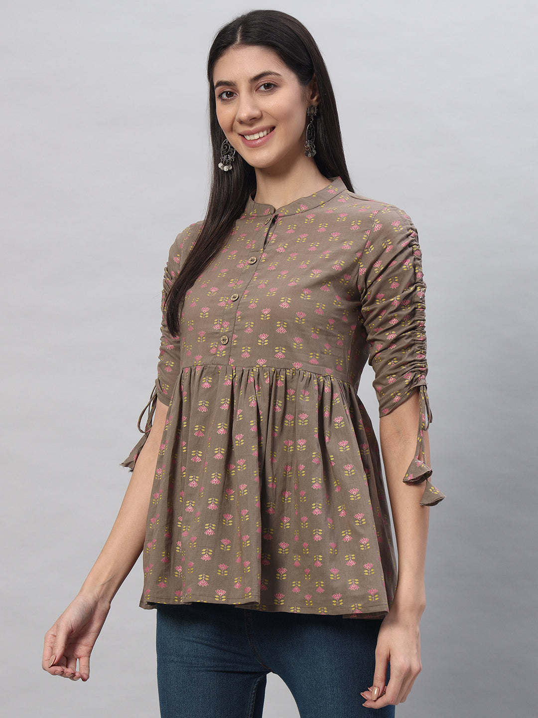 Cotton Printed Regular Top