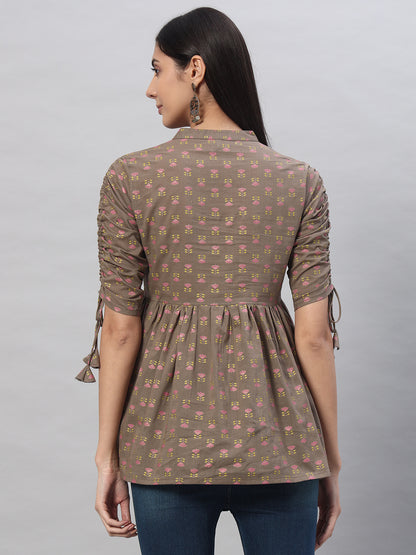 Cotton Printed Regular Top