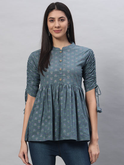 Cotton Printed Regular Top