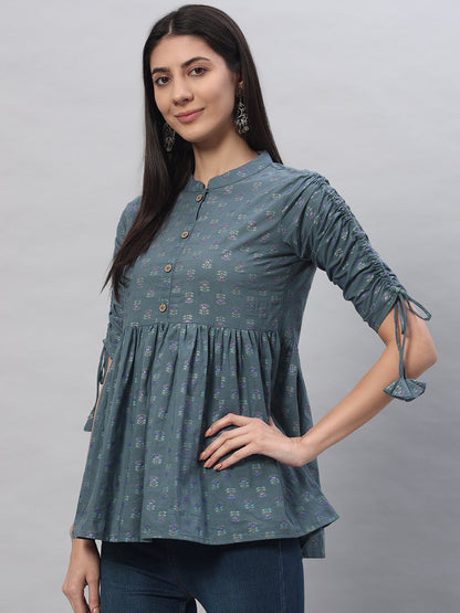 Cotton Printed Regular Top