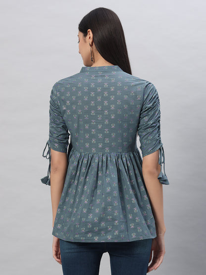 Cotton Printed Regular Top