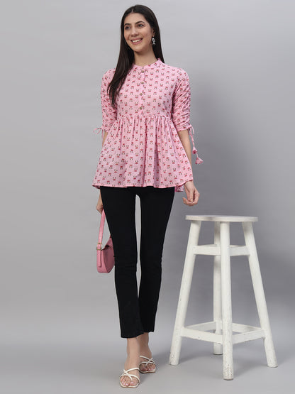 Cotton Printed Regular Top