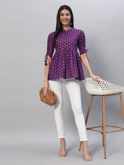 Cotton Printed Regular Top