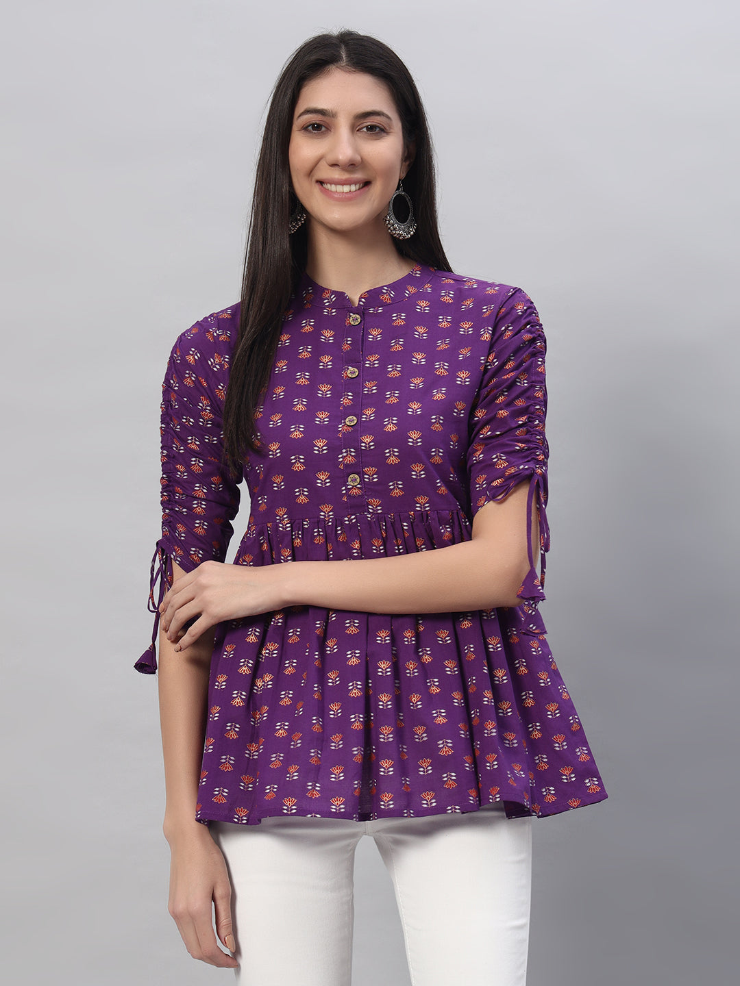 Cotton Printed Regular Top