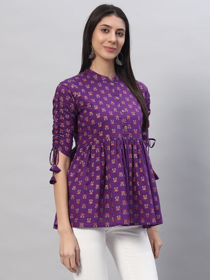 Cotton Printed Regular Top