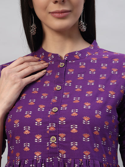 Cotton Printed Regular Top