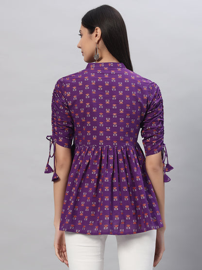 Cotton Printed Regular Top