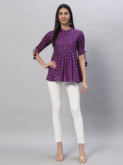 Cotton Printed Regular Top