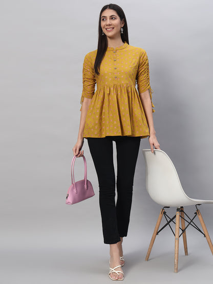 Cotton Printed Regular Top