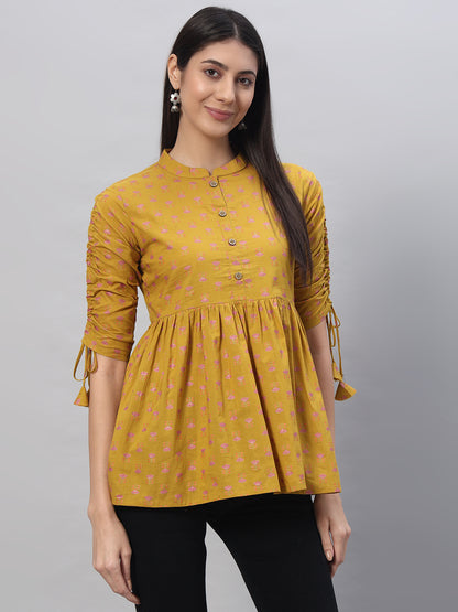 Cotton Printed Regular Top