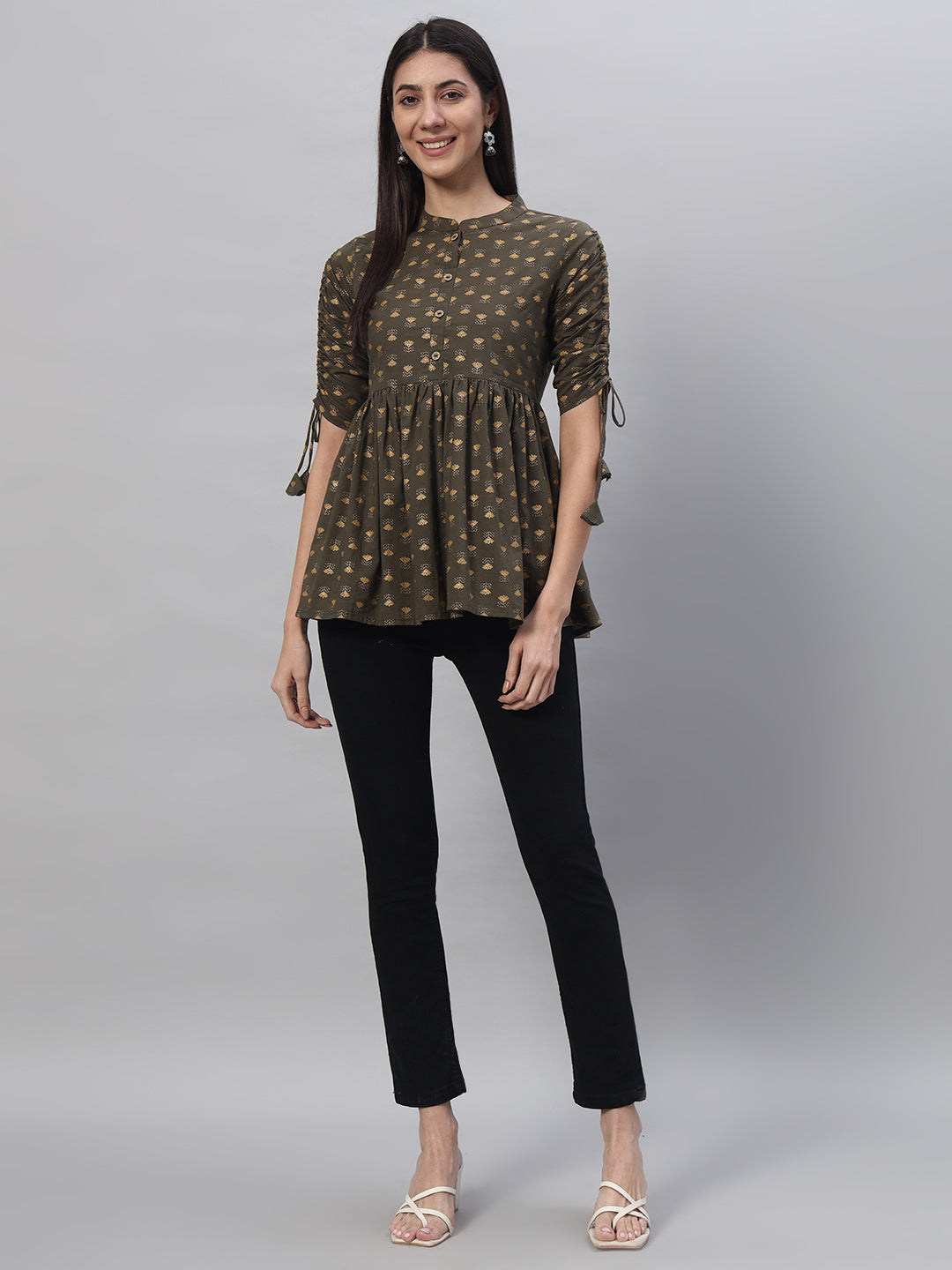 Cotton Printed Regular Top