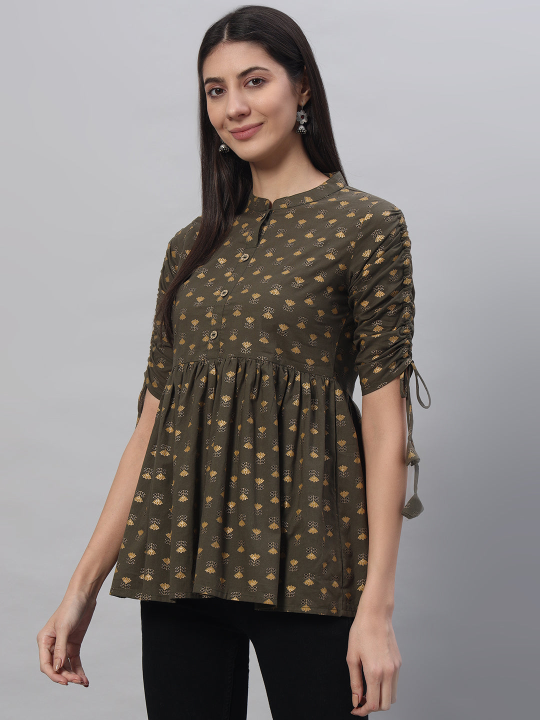 Cotton Printed Regular Top