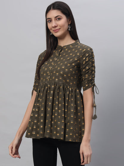Cotton Printed Regular Top