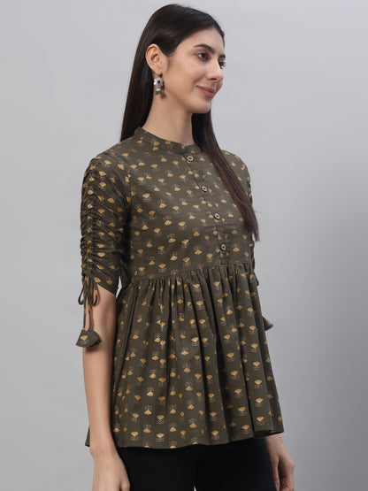 Cotton Printed Regular Top