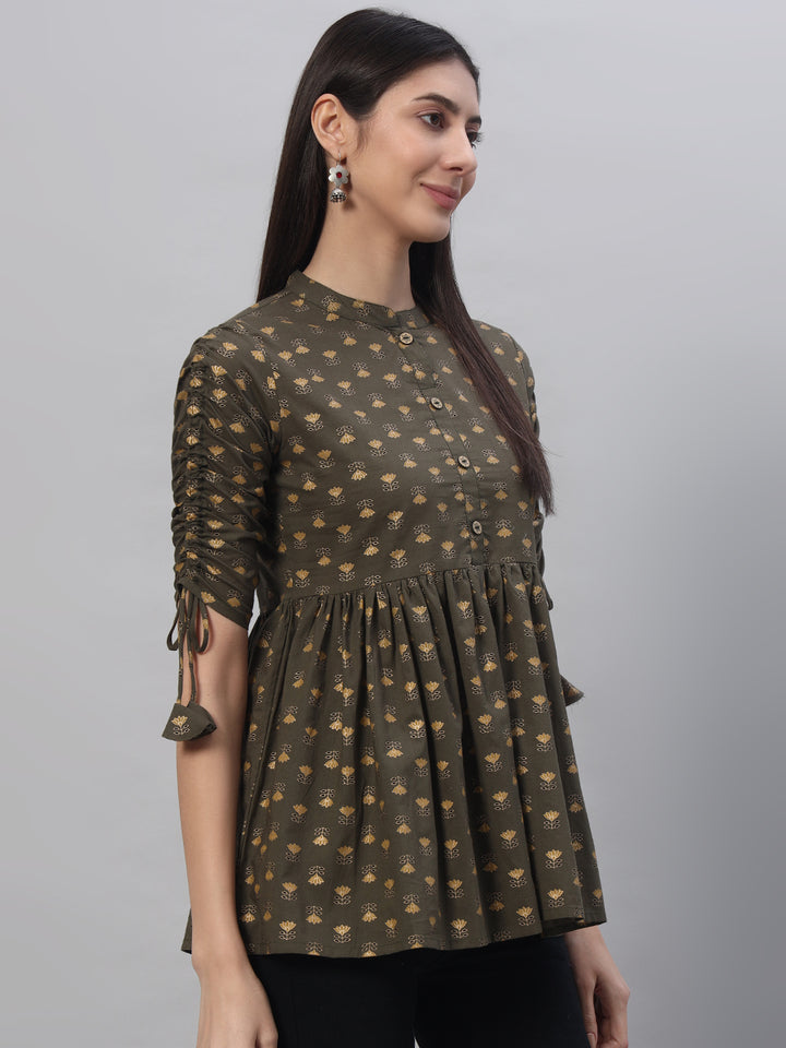 Cotton Printed Regular Top