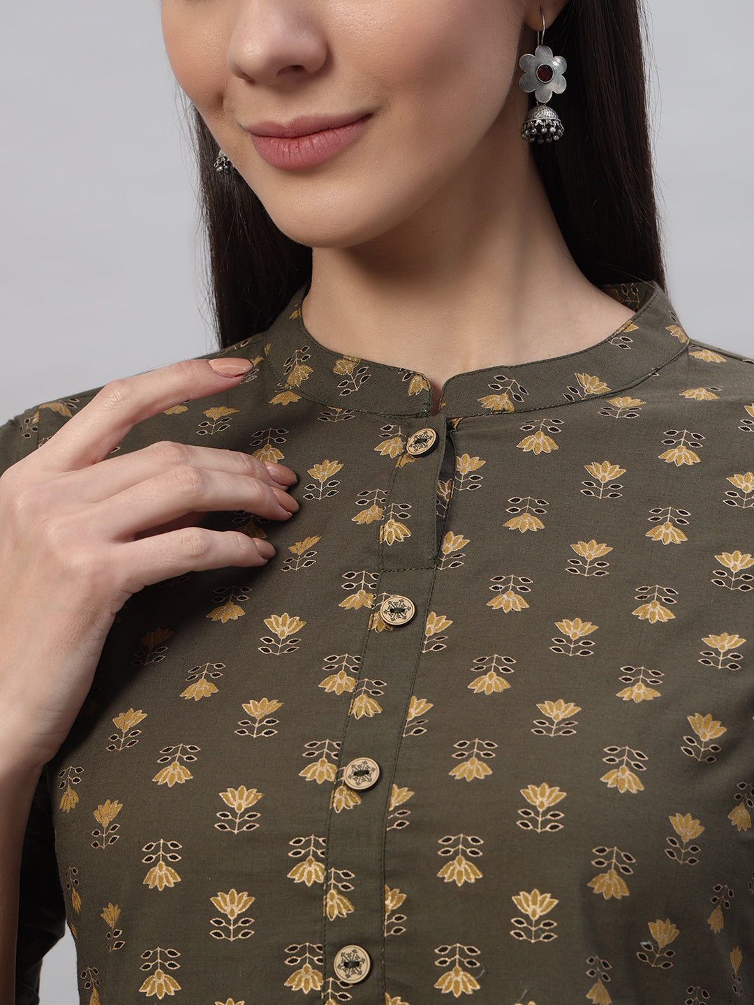 Cotton Printed Regular Top