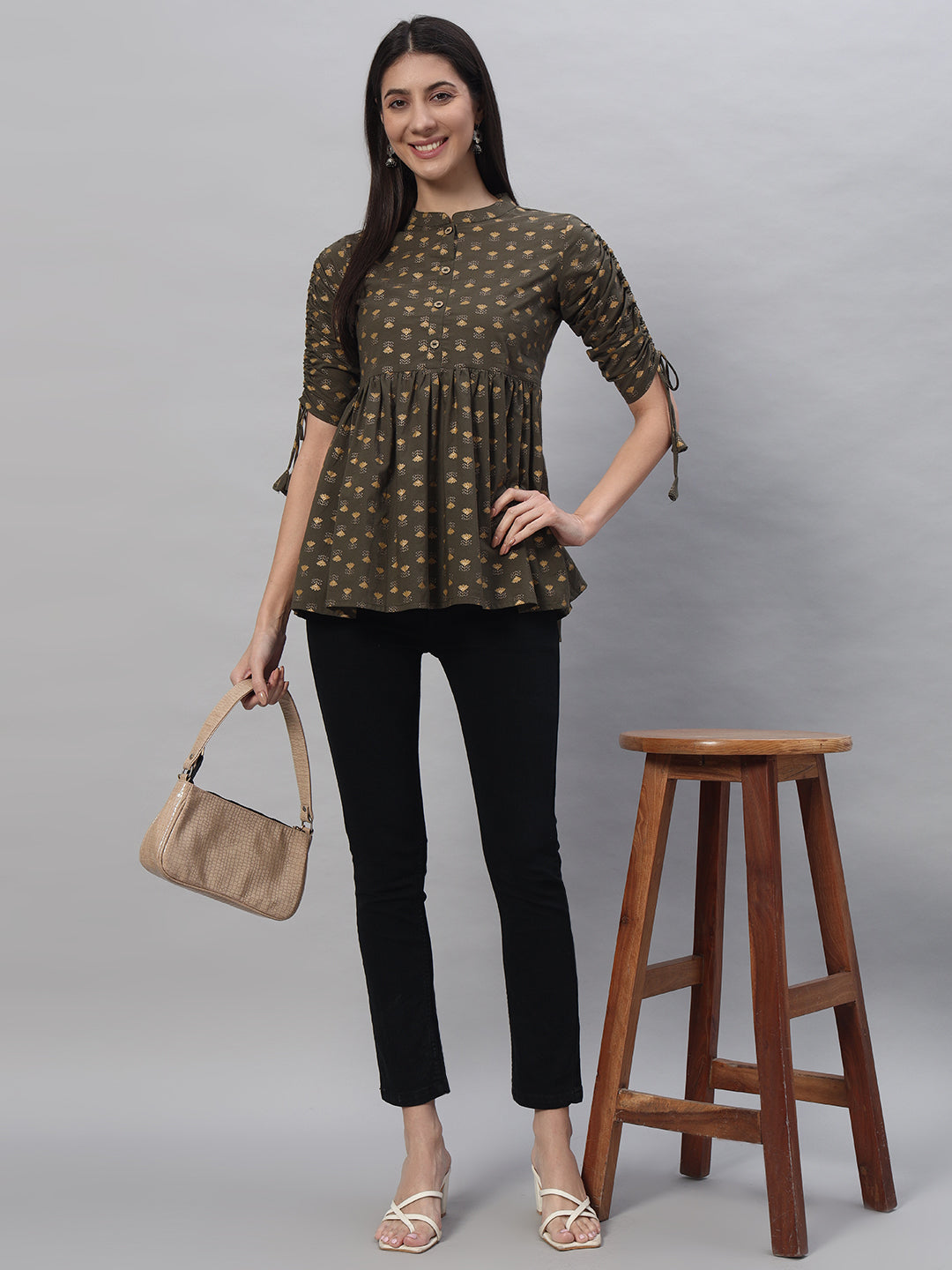 Cotton Printed Regular Top