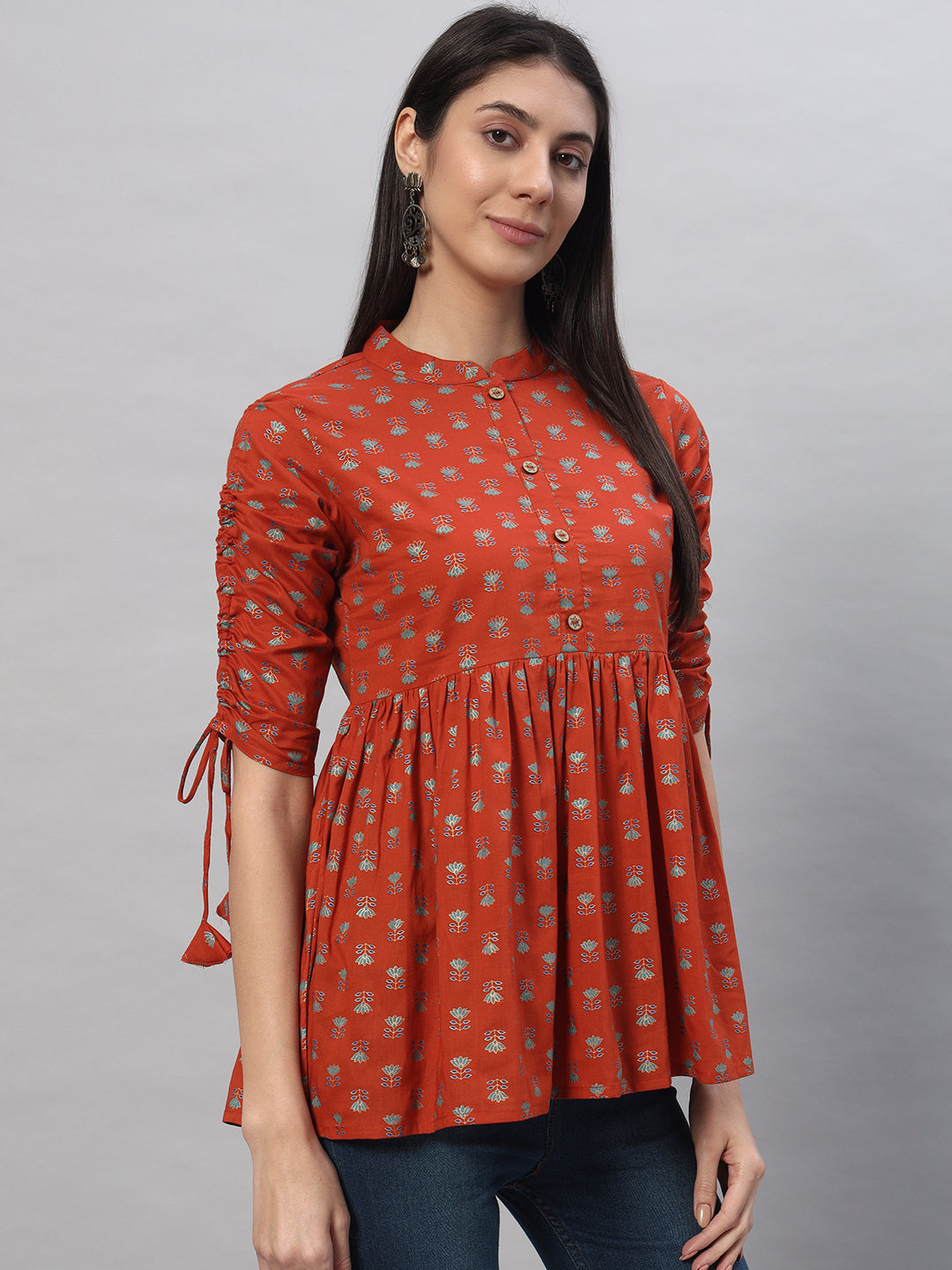 Cotton Printed Regular Top