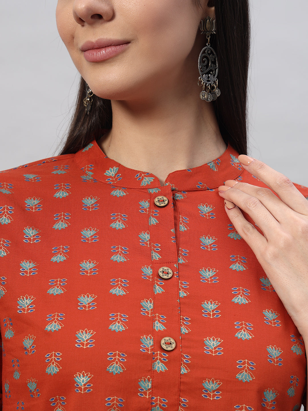 Cotton Printed Regular Top